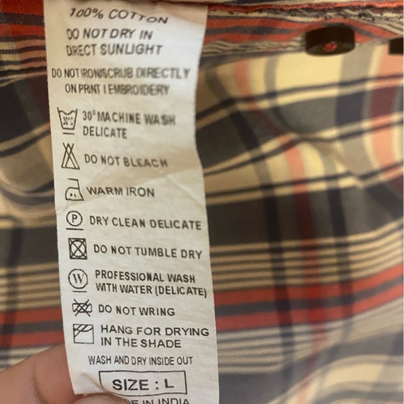 Men’s Stile Benetton button down shirt, size L - Picture 8 of 8